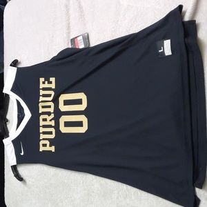 Nike Men's Purdue Large Basketball Jersey Black Gold Dri Fit New
